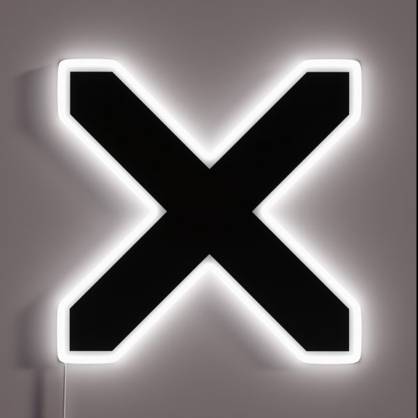 GREEK X CROSS Small Pattern RGB Neon Sign
