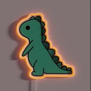 Green Dinosaur RGB Neon Sign