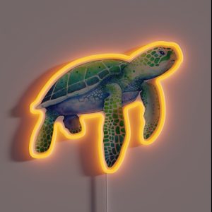 Green Sea Turtle RGB Neon Sign Green Sea Turtle RGB Neon Sign
