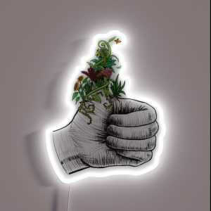 Green Thumb RGB Neon Sign
