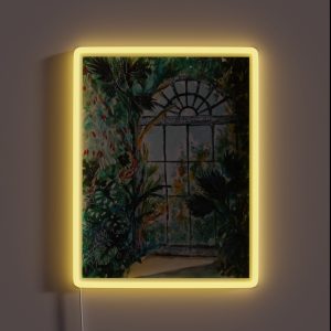 Greenhouse Watercolor RGB Neon Sign