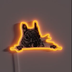 Grey Squirrel RGB Neon Sign Grey Squirrel RGB Neon Sign