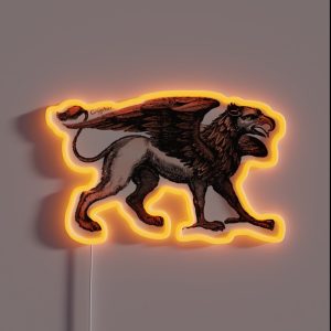 Griffin Blood Orange RGB Neon Sign