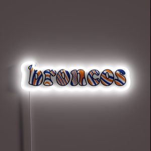 Groovy Broncos RGB Neon Sign Groovy Broncos RGB Neon Sign