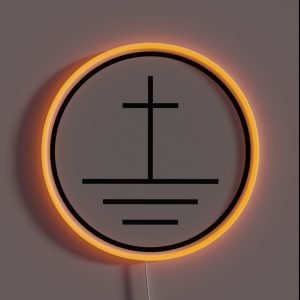 Grounded RGB Neon Sign
