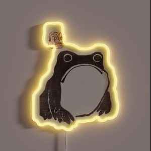 Grumpy Frog Matsumoto Hoji RGB Neon Sign Grumpy Frog Matsumoto Hoji RGB Neon Sign