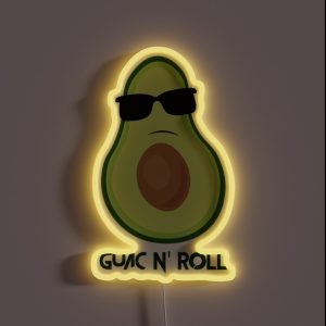 Guac N Roll RGB Neon Sign