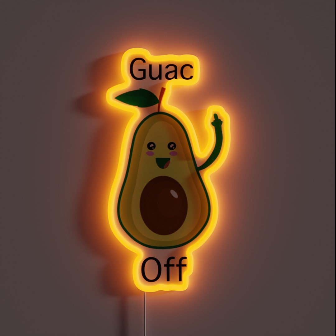 Guac Off RGB Neon Sign Guac Off RGB Neon Sign