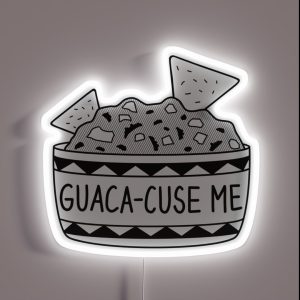 Guaca Cuse Me RGB Neon Sign