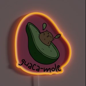 Guaca Mole RGB Neon Sign