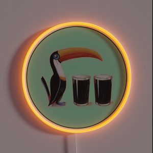 Guiness Toucan RGB Neon Sign