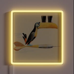 Guinness Darts Toucan RGB Neon Sign