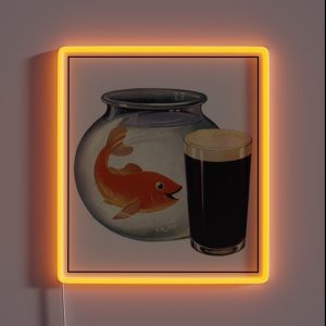 Guinness Drink Like A Fish RGB Neon Sign