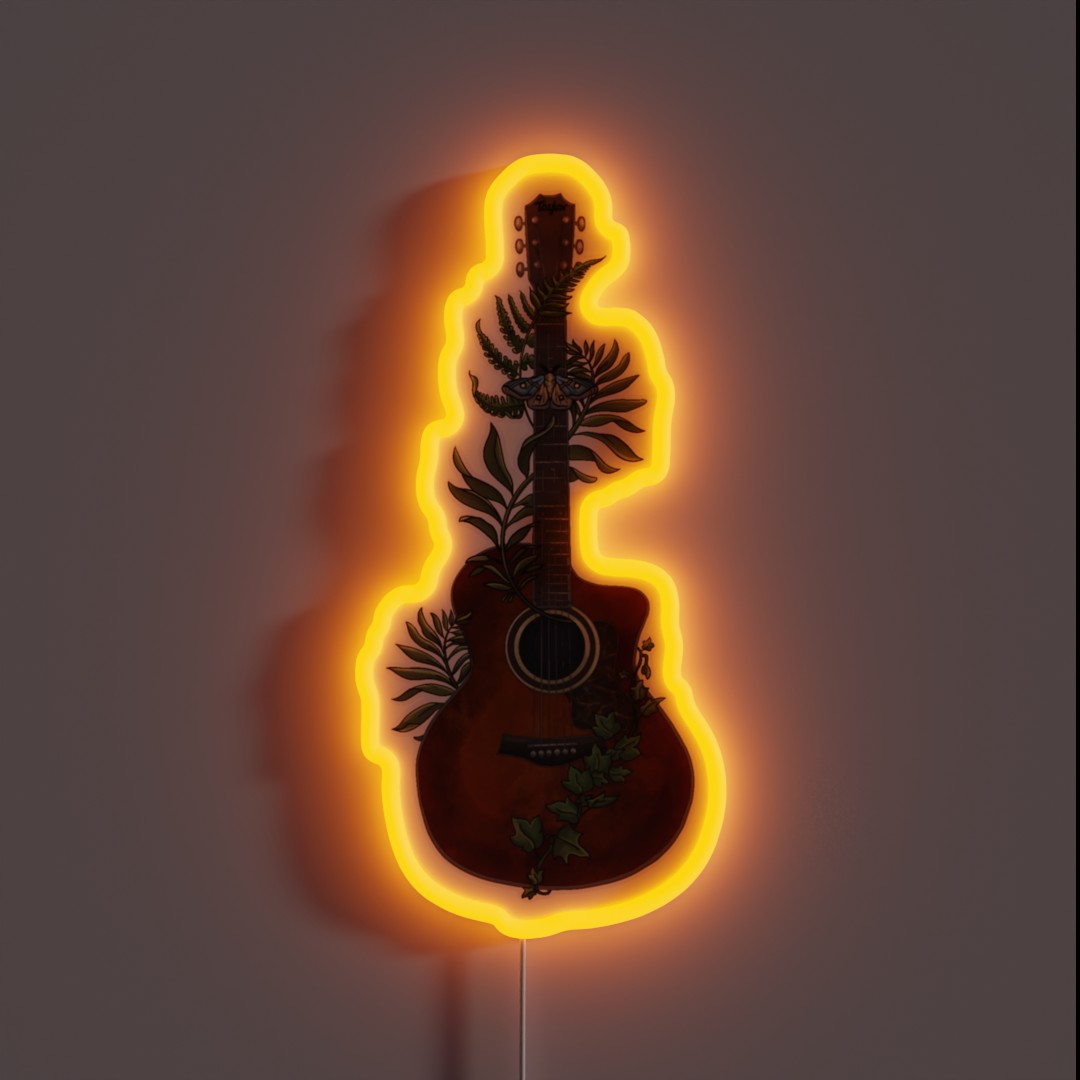 Guitar From The Last Of Us RGB Neon Sign Guitar From The Last Of Us RGB Neon Sign