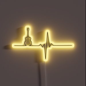 Guitar Heart RGB Neon Sign