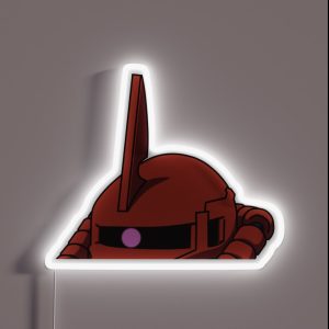 GUNDAM ZEON CHAR S ZAKU 2 PEEKER RGB Neon Sign