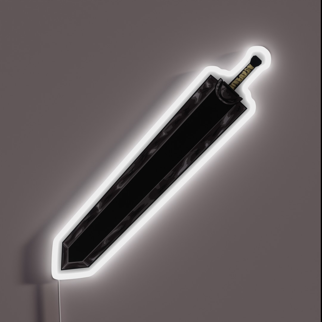 Guts Sword Dragon Slayer RGB Neon Sign Guts Sword Dragon Slayer RGB Neon Sign