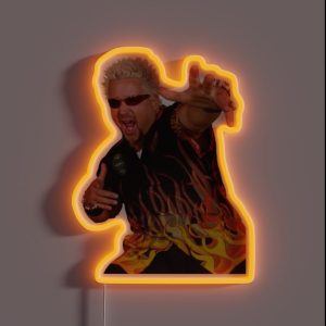 Guy Fieri King Of Flavortown RGB Neon Sign