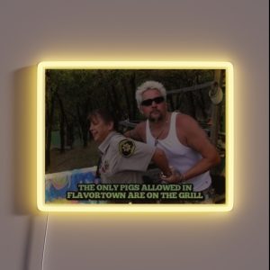 Guy Fieri S Serving Pork RGB Neon Sign