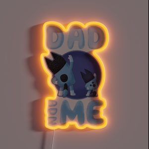Gymnastics DAD RGB Neon Sign