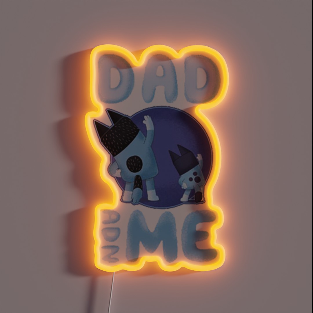 Gymnastics DAD RGB Neon Sign Gymnastics DAD RGB Neon Sign