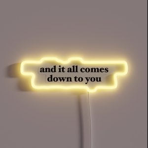 Gypsy Lyrics Fleetwood Mac Stevie Nicks RGB Neon Sign