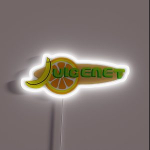 H2o Juicenet Caffe RGB Neon Sign