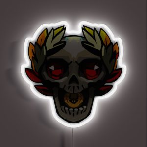 Hades Game Skull RGB Neon Sign