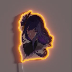 Hair Flowers RGB Neon Sign