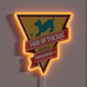 Hair Of The Dog RGB Neon Sign