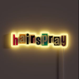 Hairspray Logo II RGB Neon Sign