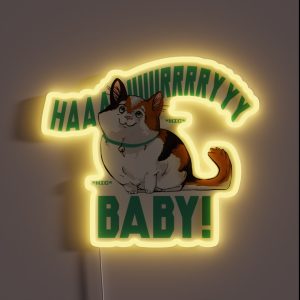 Hairy Baby RGB Neon Sign
