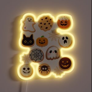Halloween Cookies RGB Neon Sign
