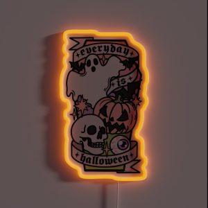 Halloween Everyday RGB Neon Sign
