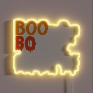 Halloween Nurse Boo Boo Crew Pumpkin RGB Neon Sign