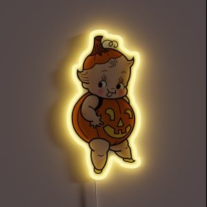 Halloween Pumpkin RGB Neon Sign Halloween Pumpkin RGB Neon Sign