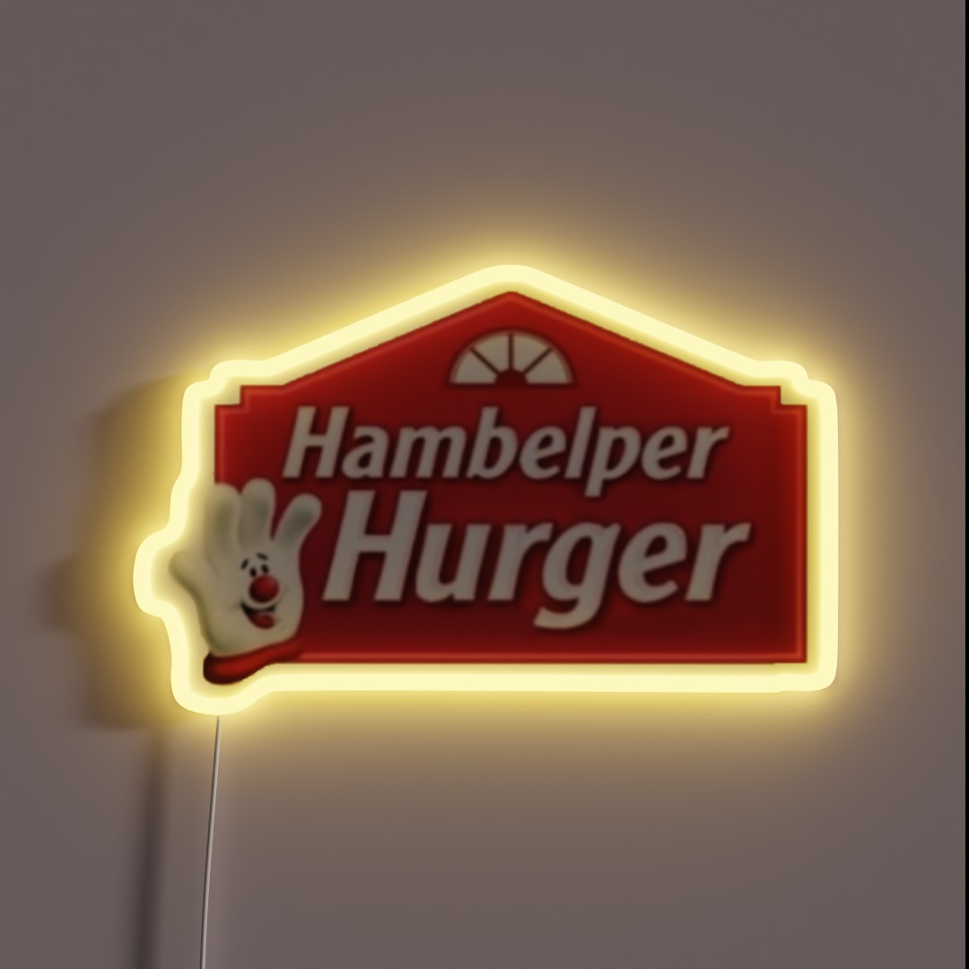 Hamburger Helper Sbubby Merch RGB Neon Sign Hamburger Helper Sbubby Merch RGB Neon Sign
