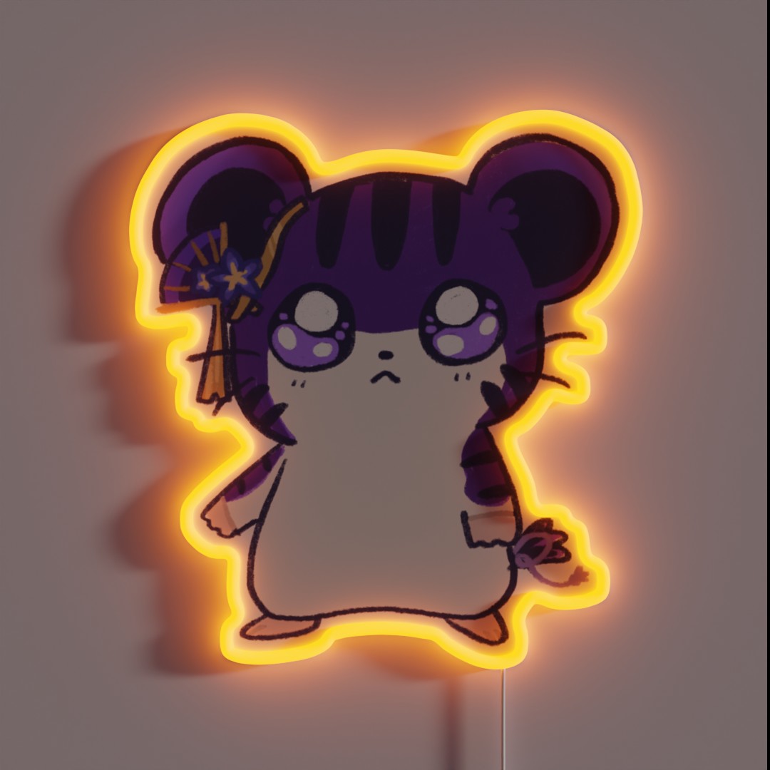 Hamham Raiden Shogun RGB Neon Sign Hamham Raiden Shogun RGB Neon Sign