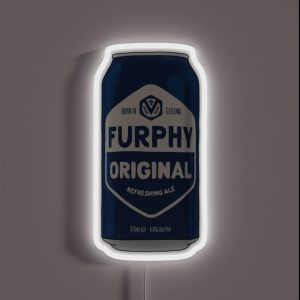 Hand Drawn Furphy Original Can RGB Neon Sign