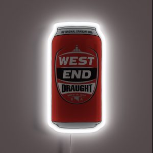 Hand Drawn West End Draught Can RGB Neon Sign