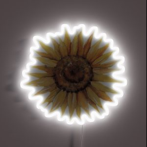 Handpainted Sunflower RGB Neon Sign
