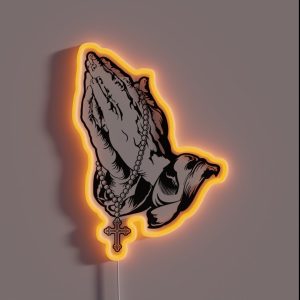 Hands Praying RGB Neon Sign Hands Praying RGB Neon Sign
