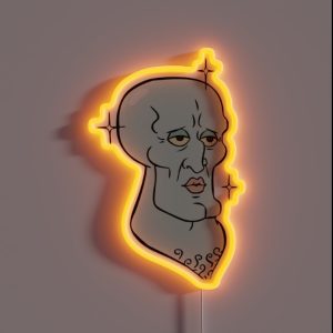 Handsome Squidward RGB Neon Sign Handsome Squidward RGB Neon Sign