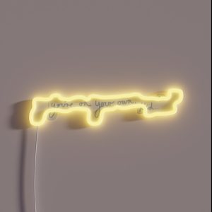 Handwriting YOYOK RGB Neon Sign