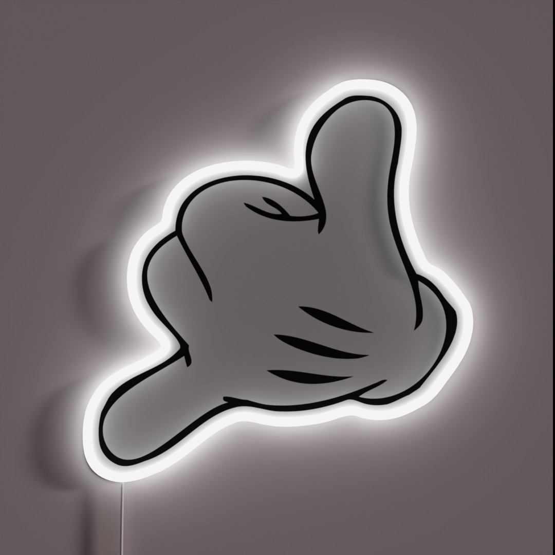 Hang Loose Surf RGB Neon Sign Hang Loose Surf RGB Neon Sign