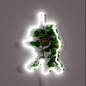 Hanging Pothos Plant RGB Neon Sign