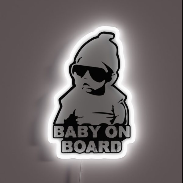 Hangover Baby On Board RGB Neon Sign