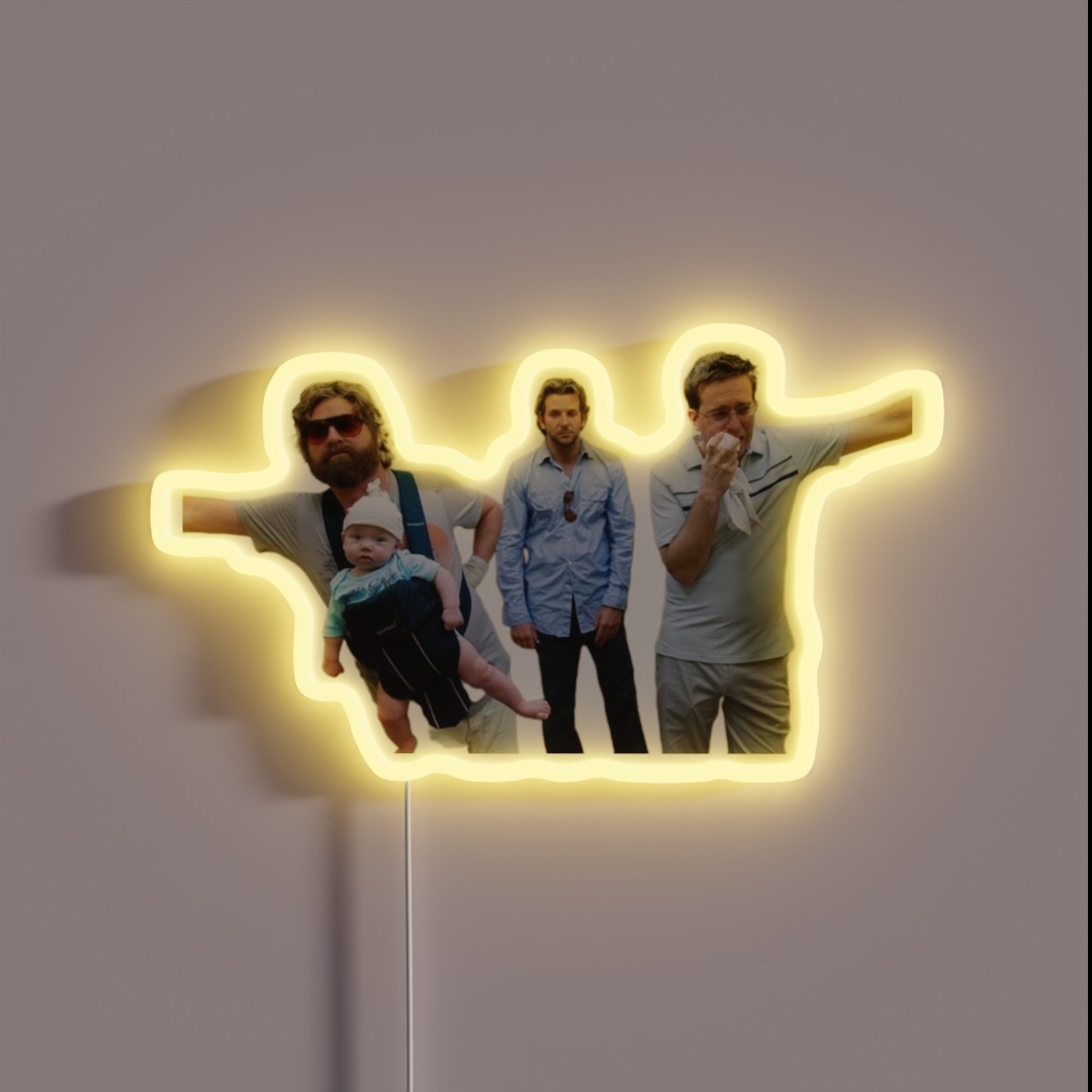 HANGOVER ELEVATOR SCENE RGB Neon Sign HANGOVER ELEVATOR SCENE RGB Neon Sign