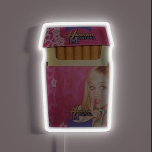 Hannah Montana Cigarettes RGB Neon Sign