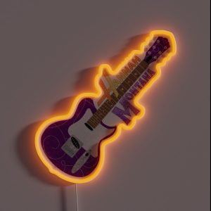Hannah Montana Guitar RGB Neon Sign Hannah Montana Guitar RGB Neon Sign